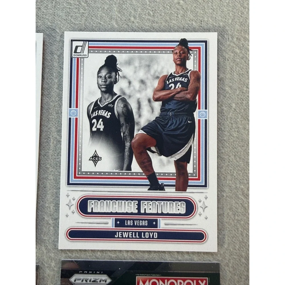 2024-25 Panini Jewell Loyd WNBA 4 Card Lot Donruss Prizm Monopoly